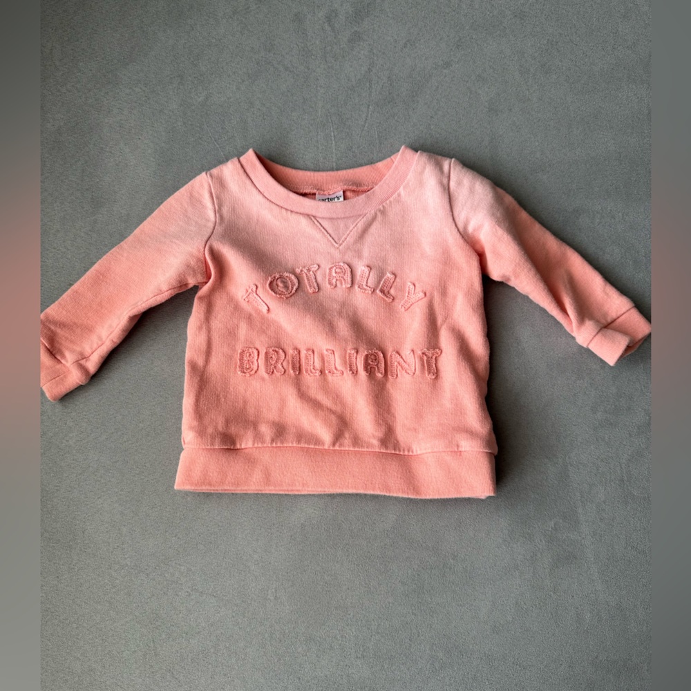 Carter’s - Pink hombre sweater - 3 Months